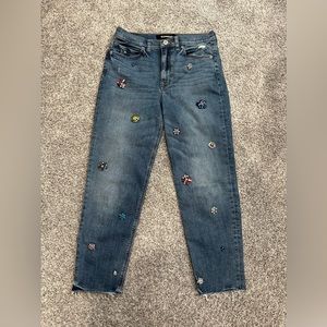 EXPRESS girlfriend High rise jeans